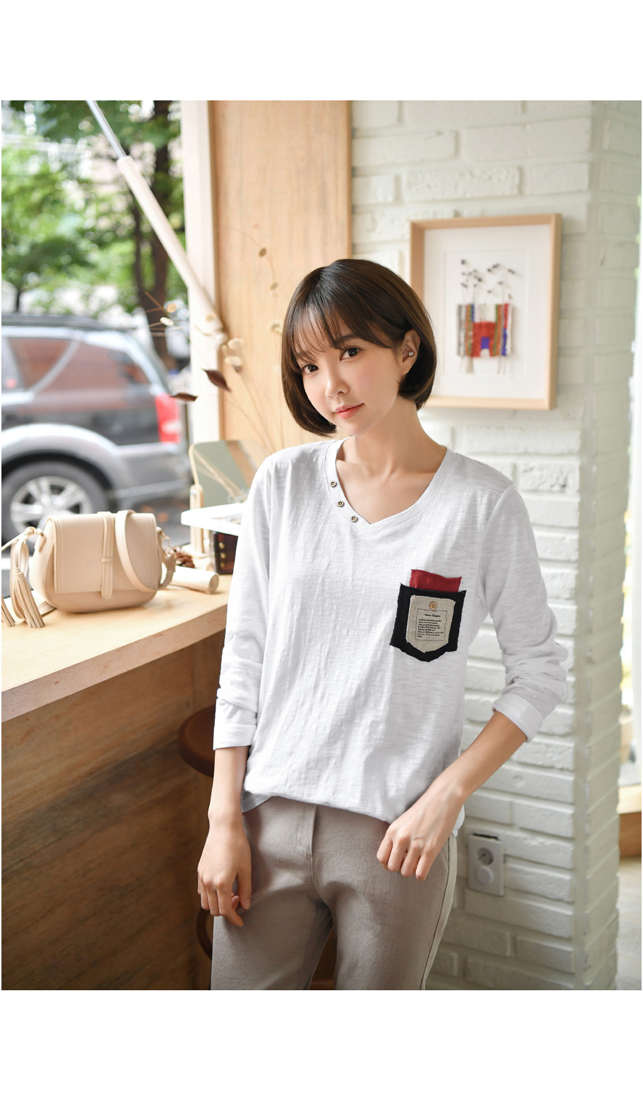 [이코 포켓 티셔츠] 마이더스비